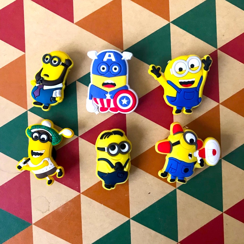 Minions Shoe Charms NWT